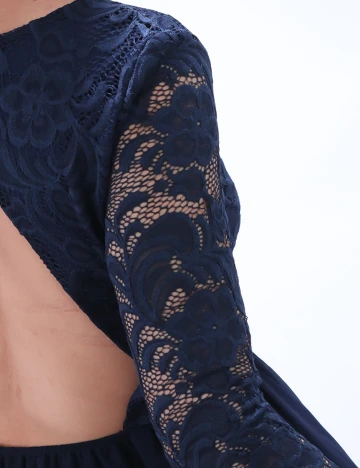 Rochie Lunga BUBBLEROOM, bleumarin, 38