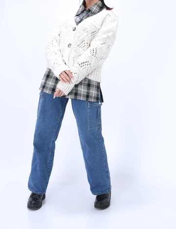 Cardigan Vero Moda, ecru, S