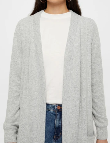 Cardigan Noisy May, gri, M