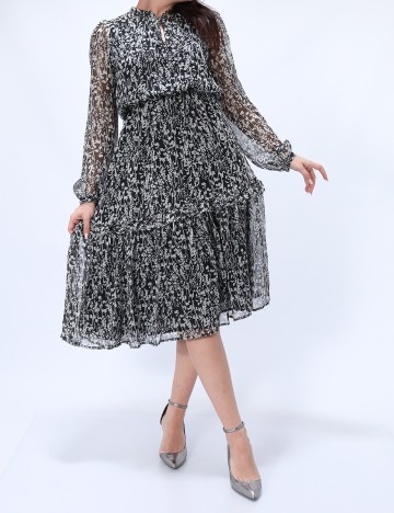 Rochie medie Reserved, negru, 36