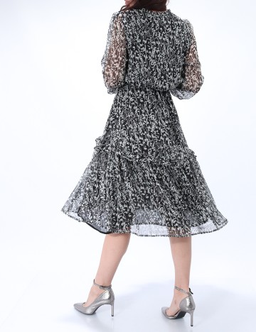 Rochie medie Reserved, negru, 36