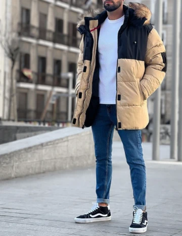 Geaca Primark, maro, XL Maro