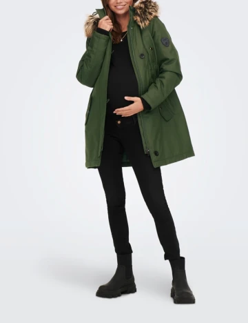 Geaca Only Maternity, verde