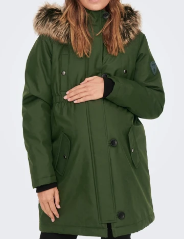 Geaca Only Maternity, verde