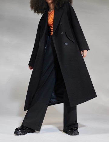 Palton Sinsay, negru, L