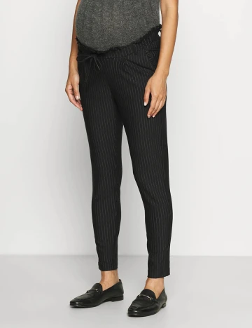 Pantaloni Only Maternity, negru, L/32