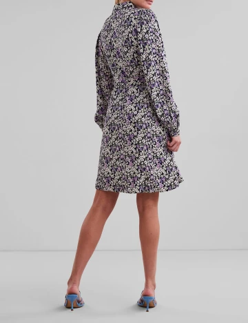 Rochie scurta Pieces, floral, XS