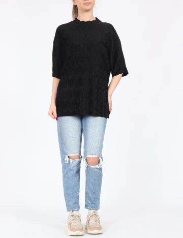 Bluza Mango, negru