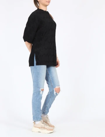 Bluza Mango, negru