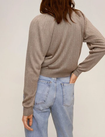 Cardigan Mango, maro, M