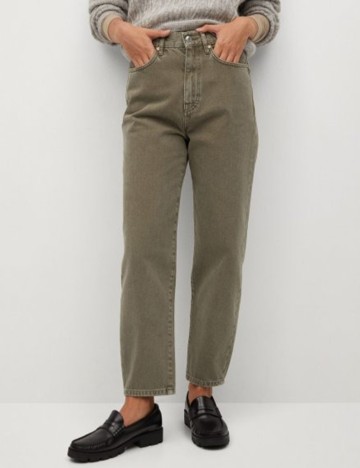 Blugi Mango, verde, 38