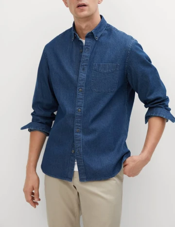 Camasa Mango, bleumarin, M