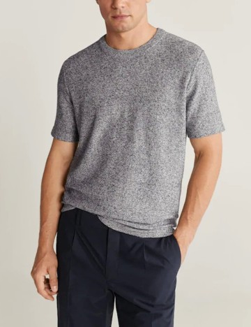 Tricou Mango, gri, XXL