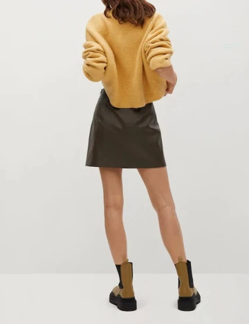 Fusta Mango, kaki, XL