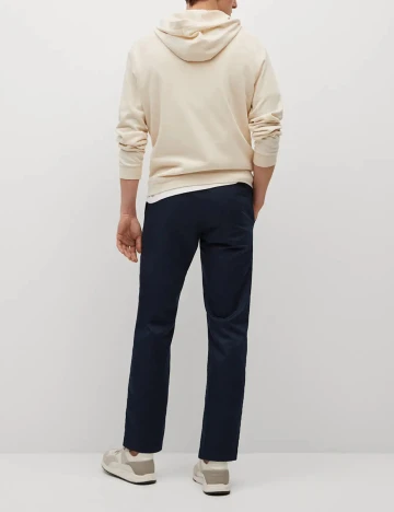 Pantaloni Mango, bleumarin, 38
