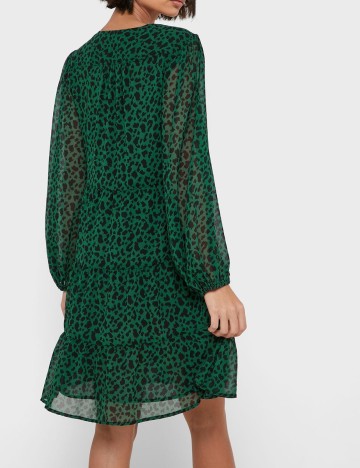 Rochie scurta Mango, verde, L