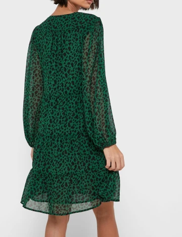 Rochie scurta Mango, verde, L