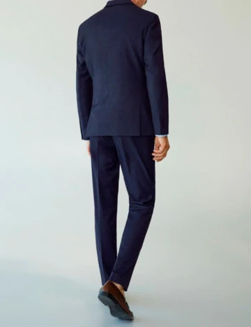 Pantaloni Mango, bleumarin, 38 Albastru