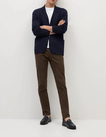 Cardigan Mango, bleumarin, S Albastru