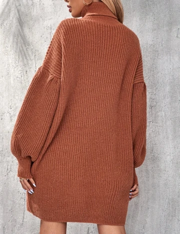 Rochie scurta SHEIN, maro, M
