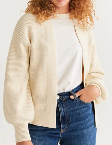 Cardigan Mango, crem, S
