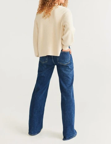 Cardigan Mango, crem, S
