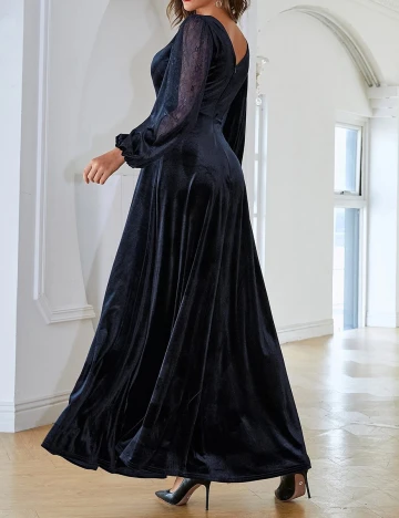 Rochie lunga SHEIN, bleumarin, M