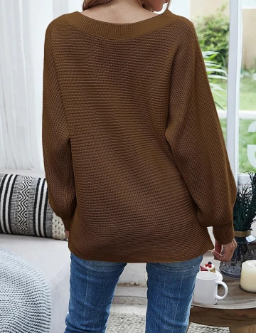 Pulover SHEIN, maro, L
