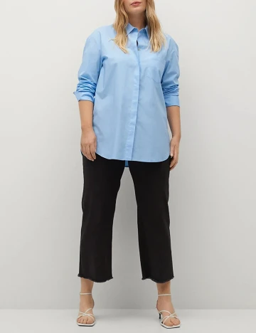 Camasa Mango Violeta, bleu, XL