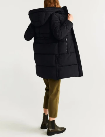 Geaca Mango, negru, XL