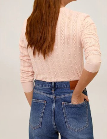 Cardigan Mango, somon, L