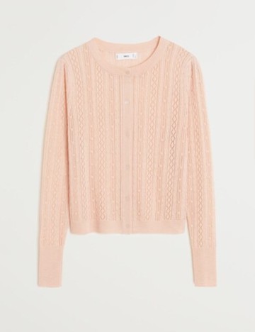 Cardigan Mango, somon, L