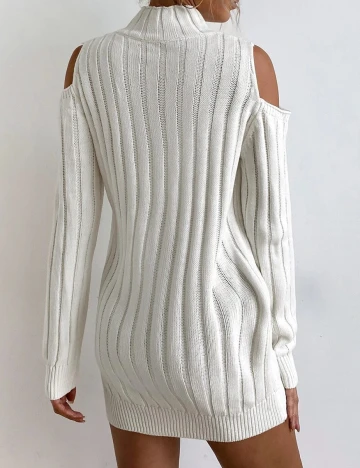 Rochie scurta SHEIN, alb, S