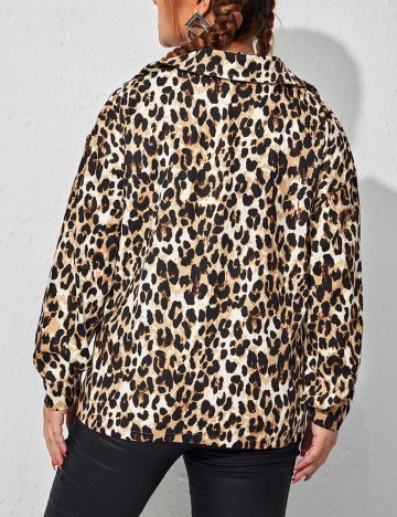 Jacheta SHEIN CURVE, animal print, 1 XL