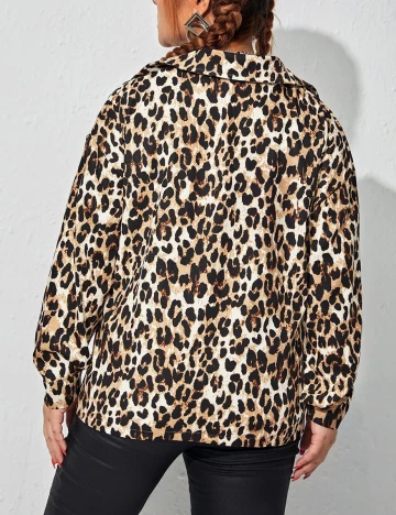 Jacheta SHEIN CURVE, animal print, 1 XL