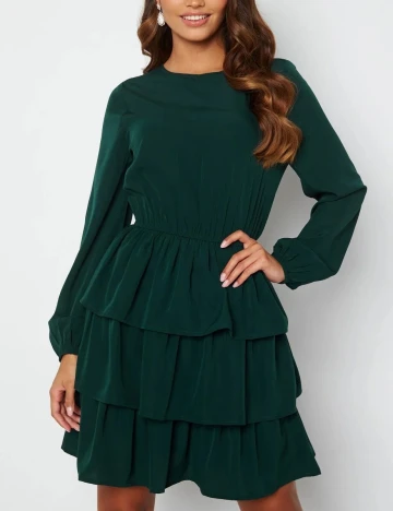 Rochie scurta Happy Holly, verde, 36-38 Verde