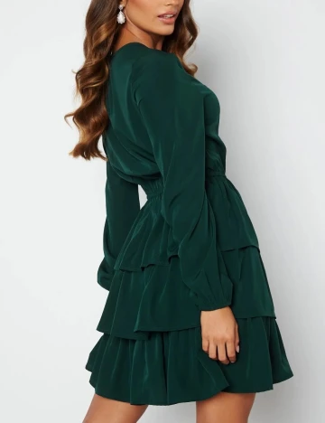 Rochie scurta Happy Holly, verde, 36-38 Verde