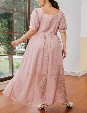 Rochie Lunga SHEIN CURVE, roz, 4XL