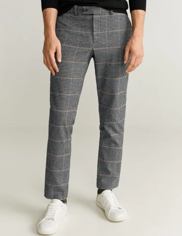 Pantaloni Mango, gri, 40