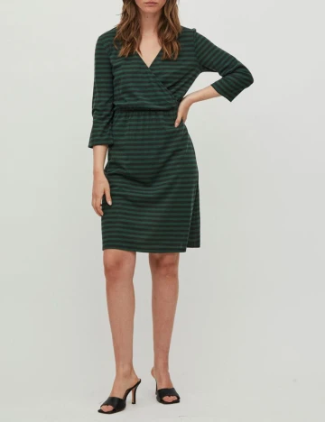 Rochie scurta Vila, verde, S