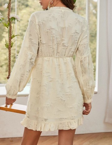 Rochie scurta SHEIN, crem, M
