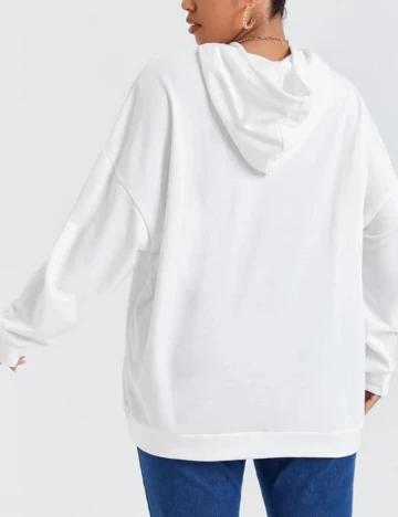 Hanorac SHEIN CURVE, alb, 2XL
