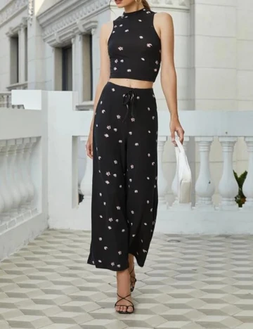 Compleu SHEIN, negru, L