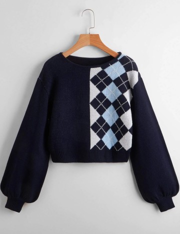 Pulover SHEIN, bleumarin, S
