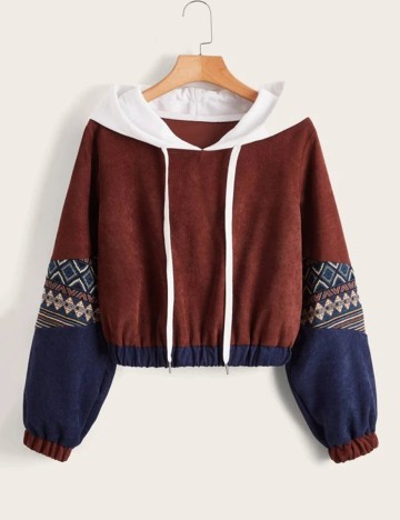Hanorac SHEIN, maro, S