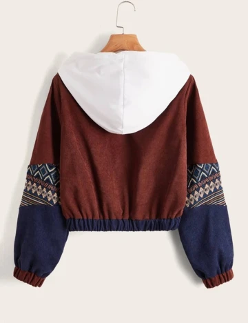 Hanorac SHEIN, maro, S