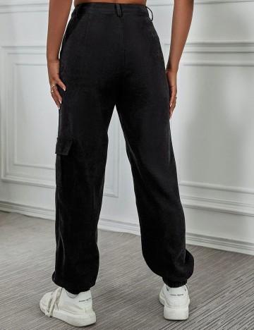 Pantaloni SHEIN, negru, S