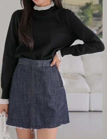 Bluza Dazy, negru, M