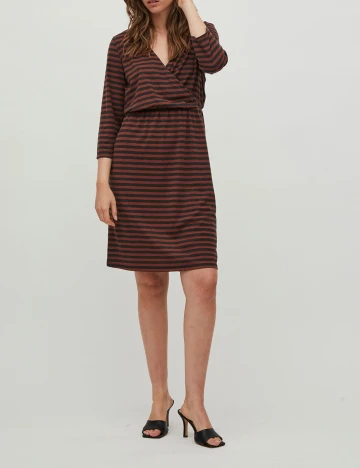 Rochie scurta Vila, maro, S