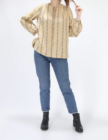 Bluza Vila, crem, 38 Crem